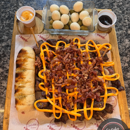 Box com Cheddar e Bacon