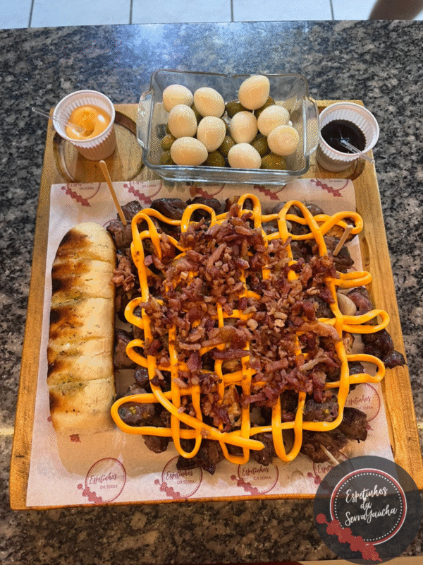 Box com Cheddar e Bacon