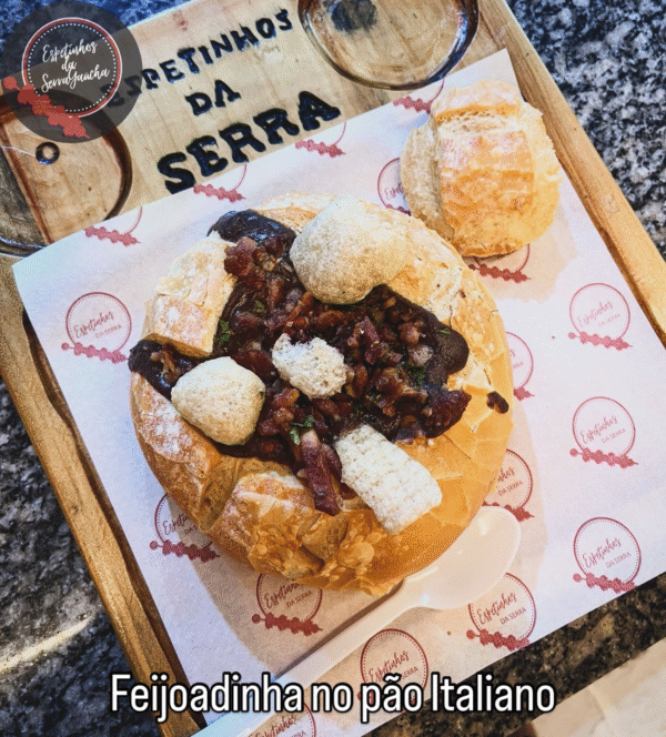Feijoadinha no Pão Italiano